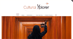 Desktop Screenshot of culturalxplorer.com